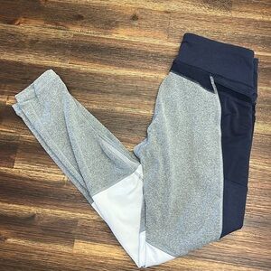 Calia by Carrie Underwood Color Block Pocket Leggings, Size M